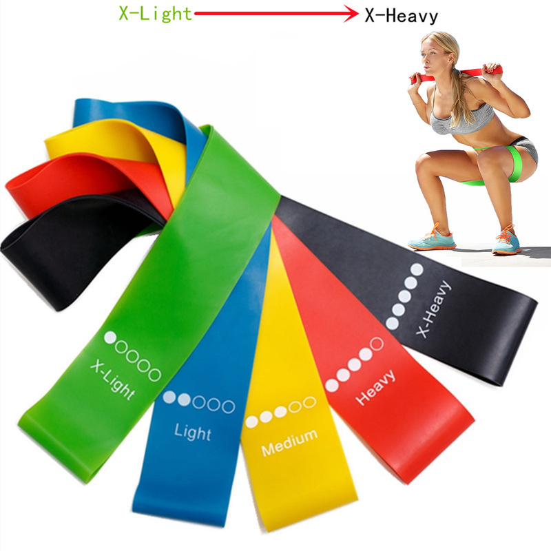 다양한 강도(5단계)를 갖춘 일반적인 TPE 저항 밴드 - Yoga Fitness Resistance Band 리뷰 및 가격