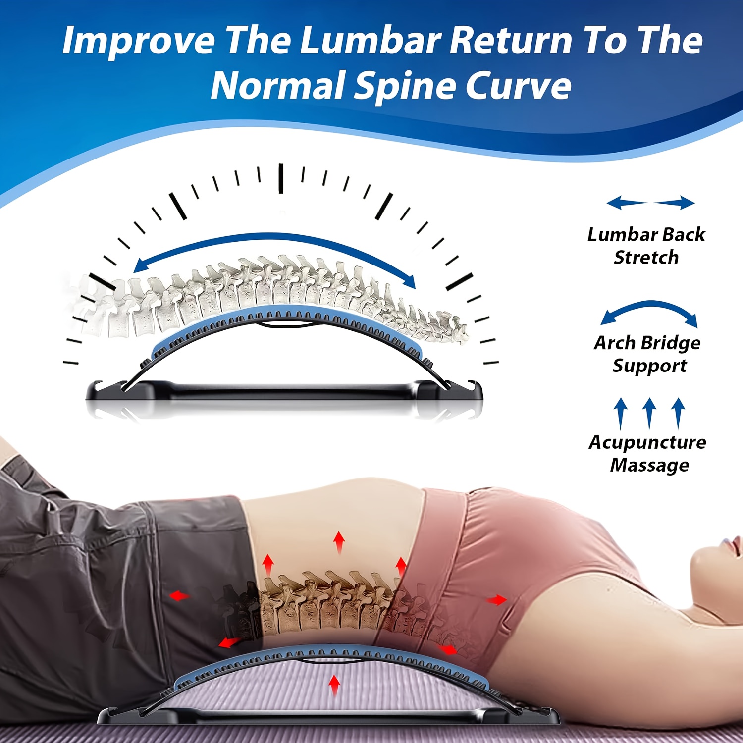 4단계 조절 가능한 등 스트레칭 기구 및 자세 교정기. - Posture Corrector Back 리뷰 및 가격