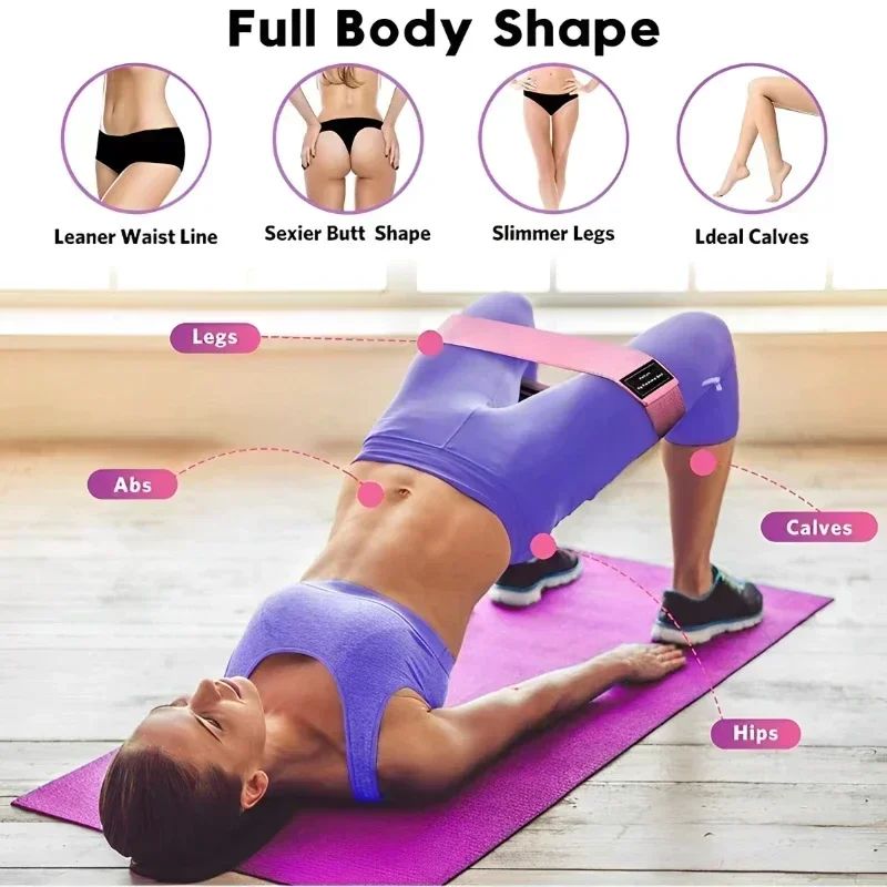 패브릭 저항 힙 부티 밴드 글루트 허벅지 탄력 운동 스 - Yoga Fitness Resistance Band 리뷰 및 가격